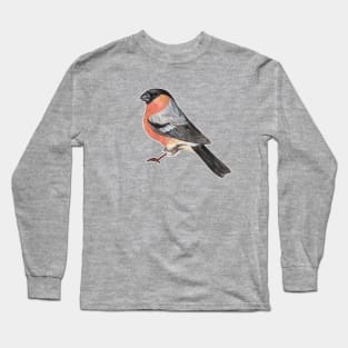 Eurasian bullfinch bird Long Sleeve T-Shirt